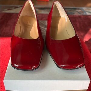 Kate Spade Red Patent Leather Flats